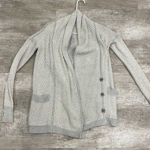 Lululemon gray cardigan sweater size 2